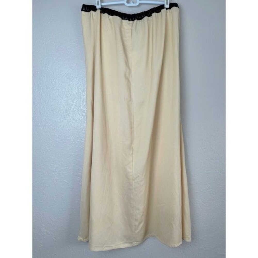 NWT Weworewhat Bow Maxi Skirt in Wood Ash & Black S - Picture 8 of 14